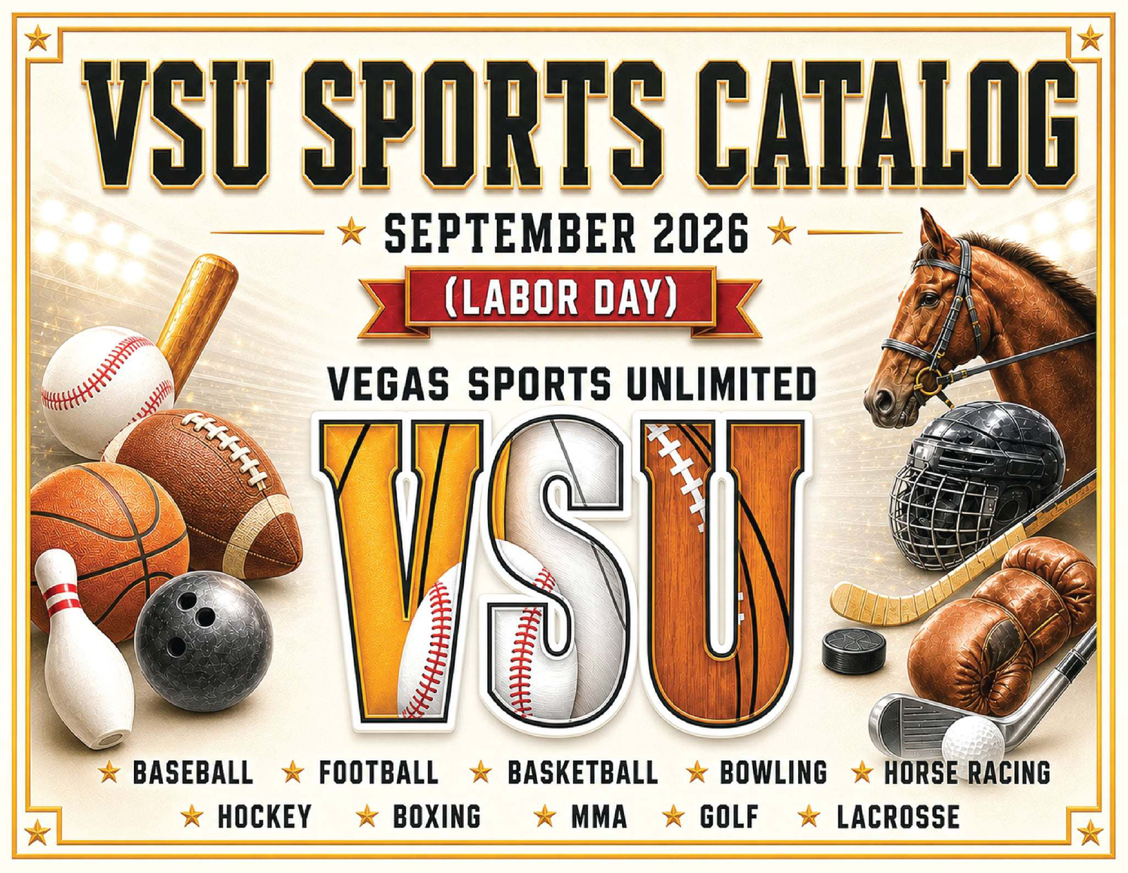 VSU Sports Catalog — September 2026 Labor Day Edition