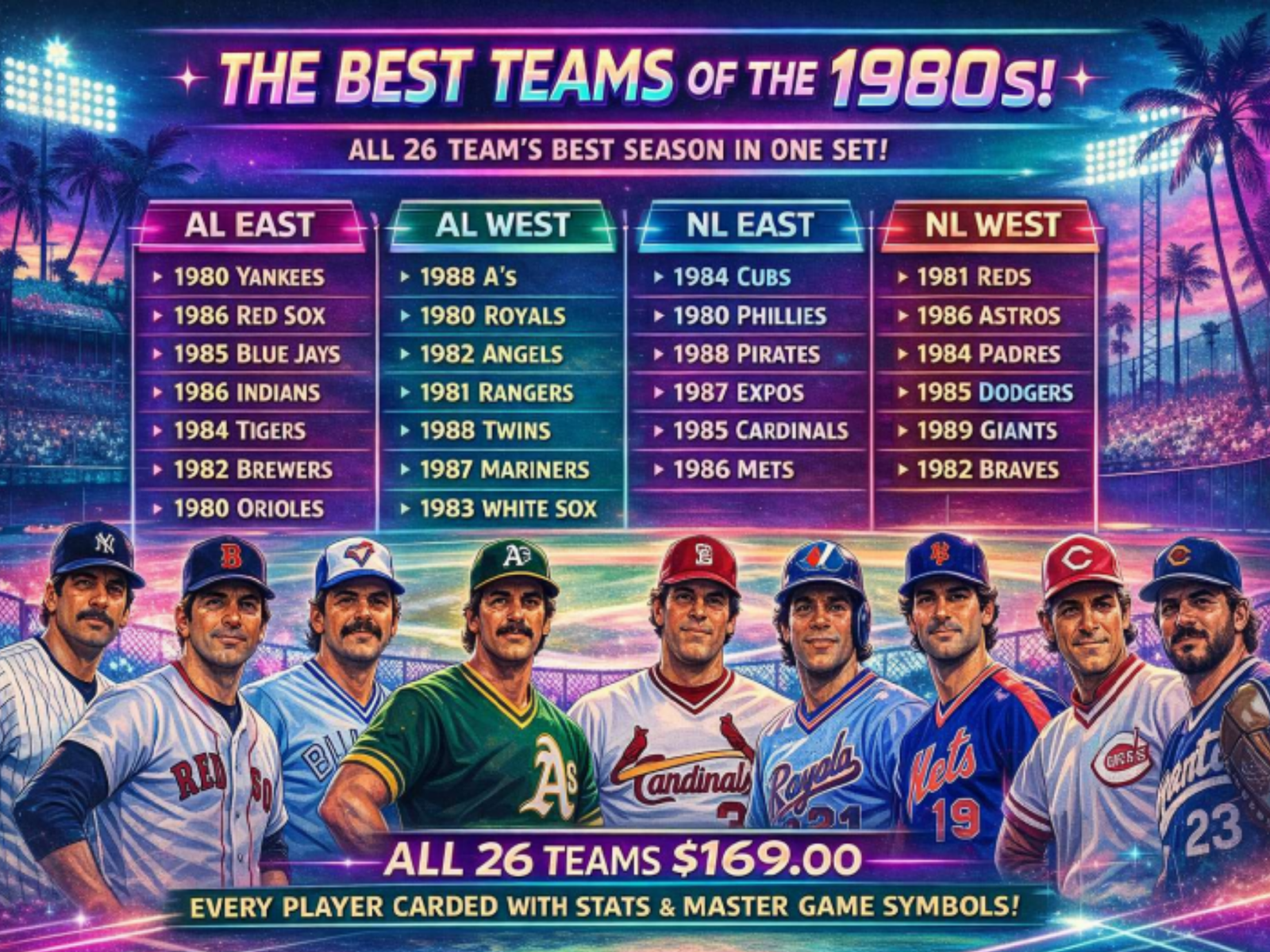 Baseball Decade Set — 1980s