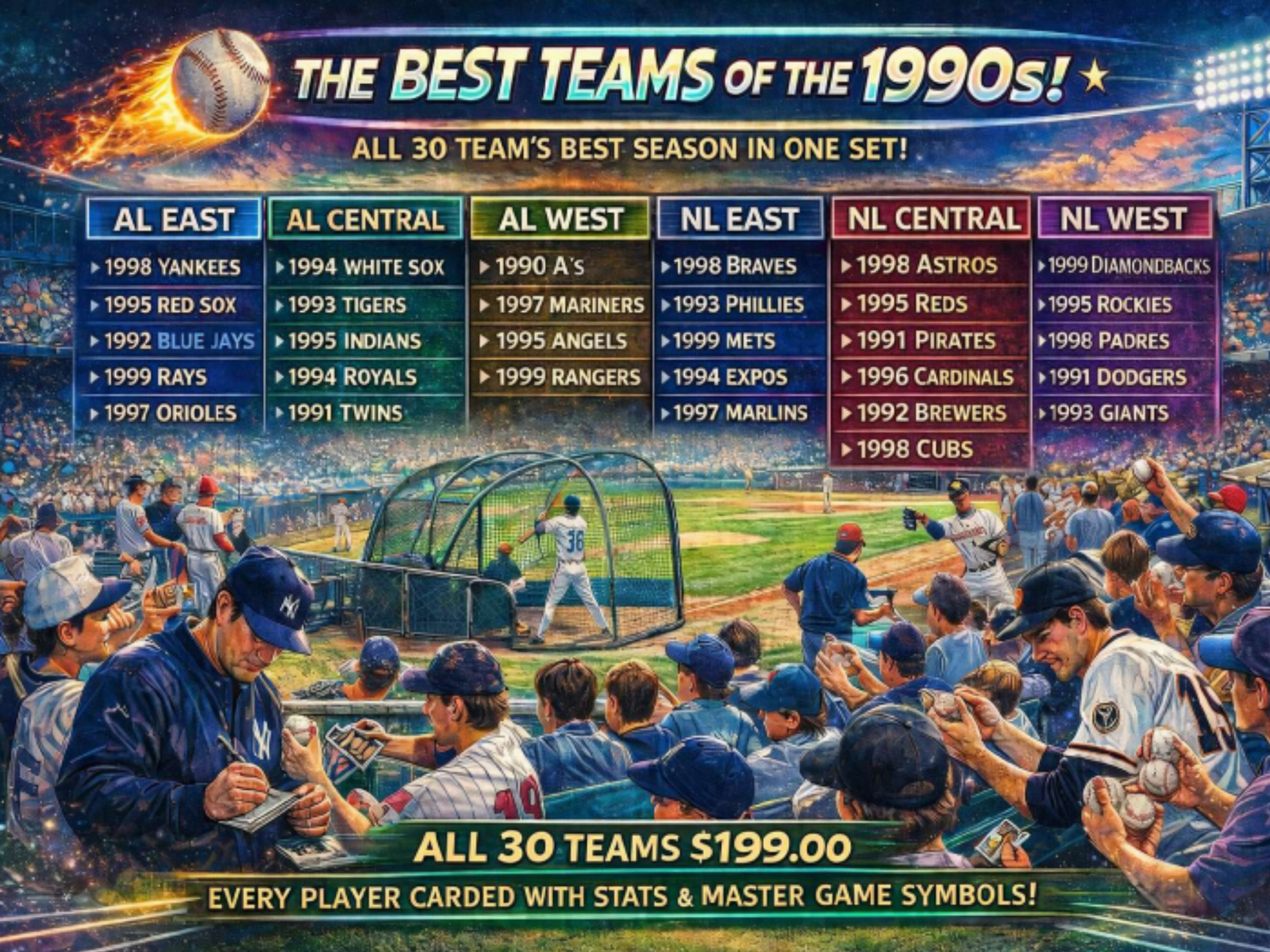 Baseball Decade Set — 1990s
